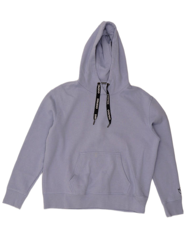 CHIEMSEE Jersey con capucha extragrande para mujer UK 46 Large Blue Cotton