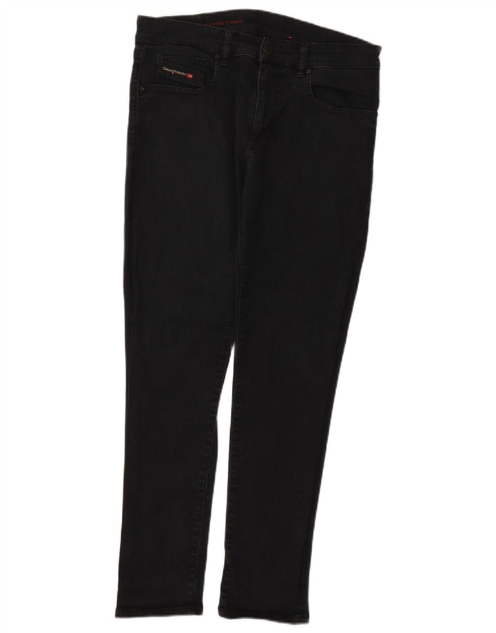 Diesel Vaqueros ajustados para hombre W32 L29 Algodón negro