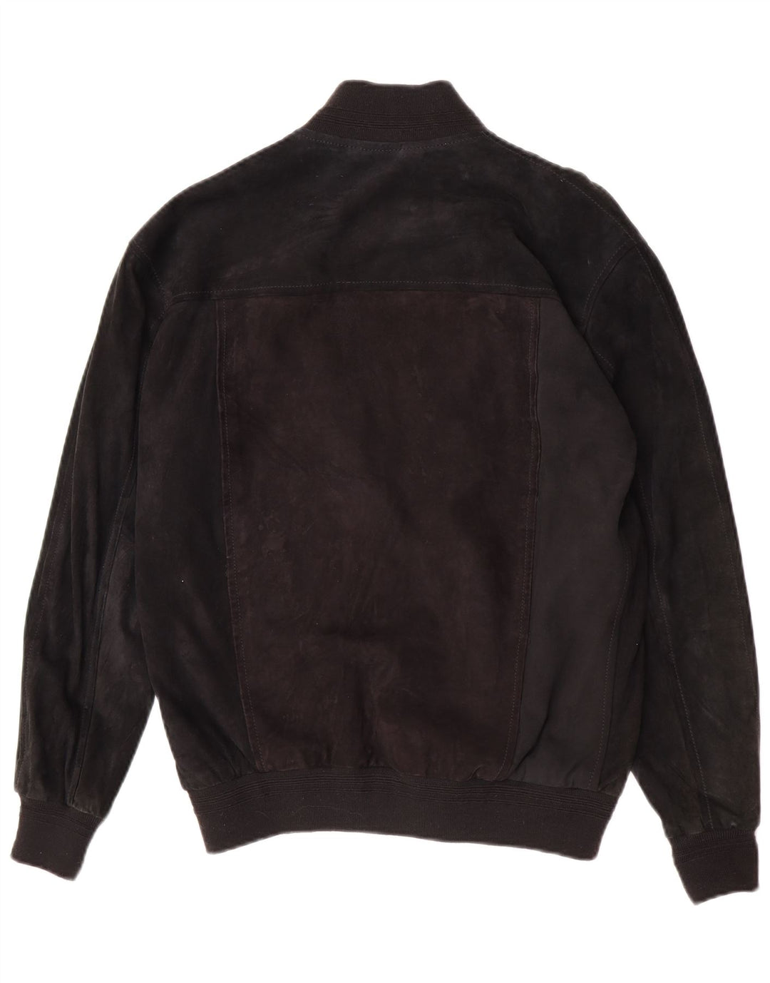 Zarro Chaqueta Bomber de Ante para Hombre IT 50 Grande Cuero Negro