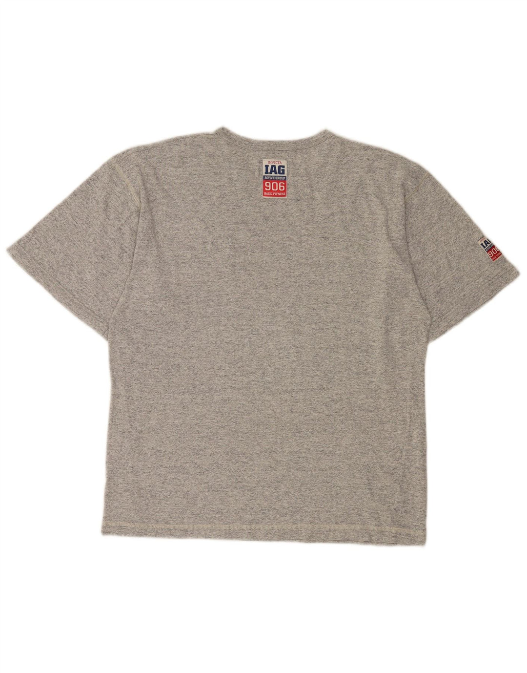 Invicta Camiseta gráfica para hombre Top pequeño de algodón moteado gris