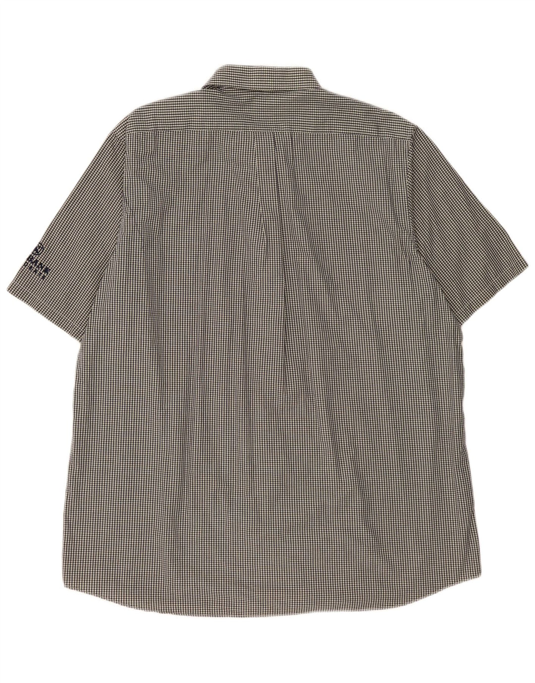 PRINGLE Camisa de Manga Corta para Hombre XL Algodón Vichy Negro