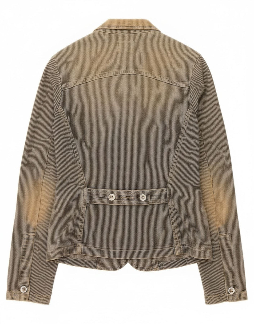 Calvin Klein Jeans Chaqueta Blazer de 3 Botones para Mujer UK 10 Small Blue