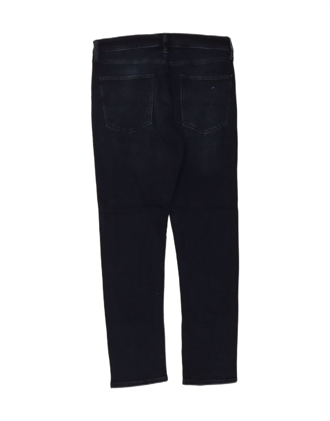 MARKS & SPENCER Mens Slim Jeans W32 L31 Navy Blue Cotton Vintage Marks & Spencer and Second-Hand Marks & Spencer from Messina Hembry 