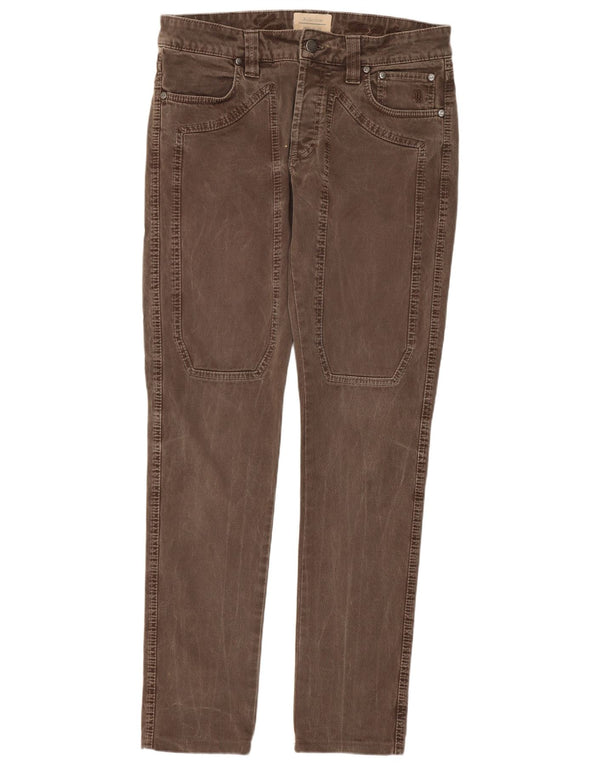 Jeckerson Vaqueros ajustados para hombre W33 L31 Algodón marrón