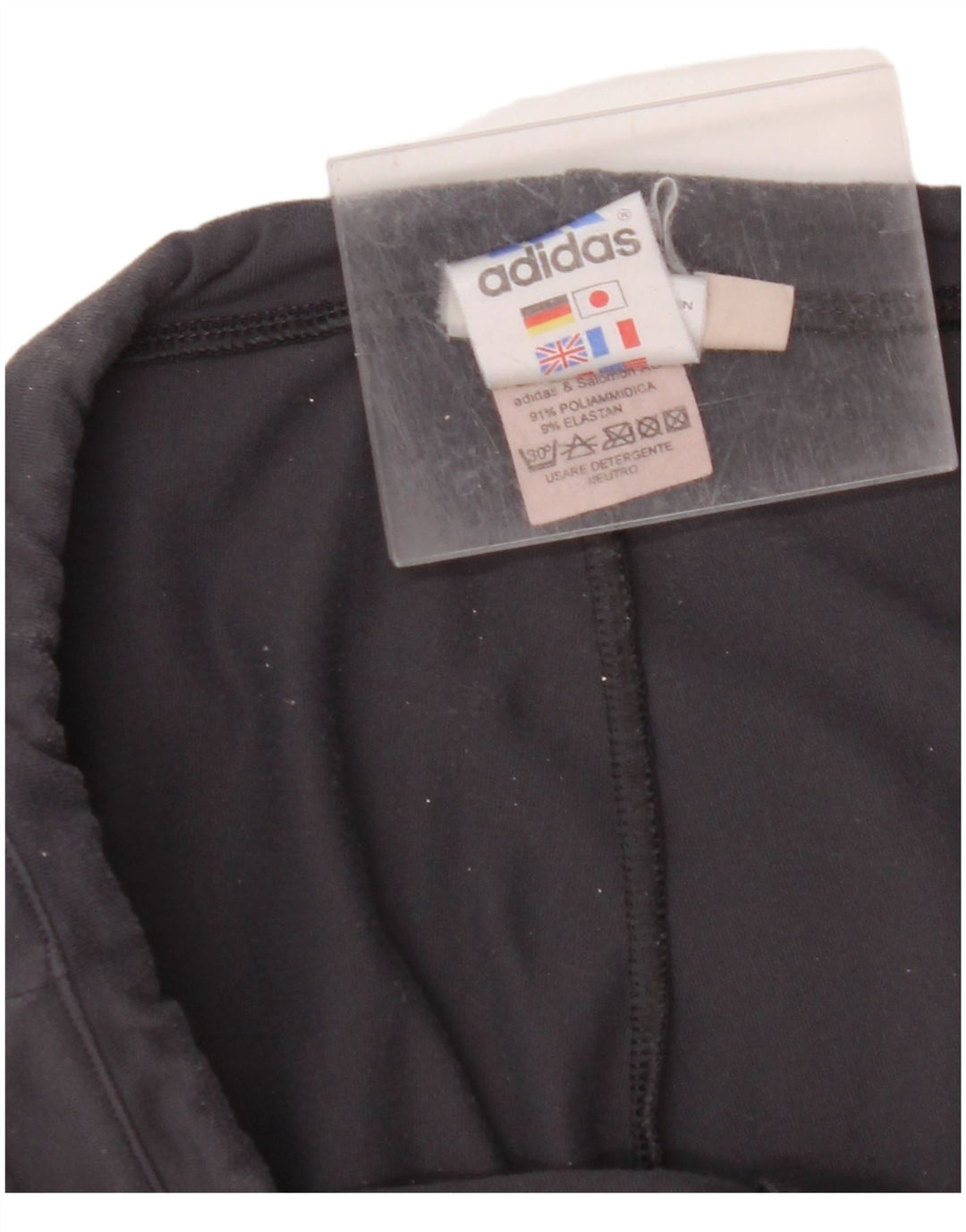 ADIDAS Pantalones de chándal para mujer UK 46 Large Azul marino Poliamida