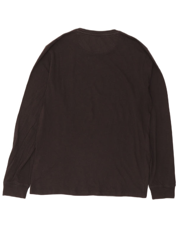 Timberland Hombre Slim Fit Top Manga Larga Algodón Negro Mediano