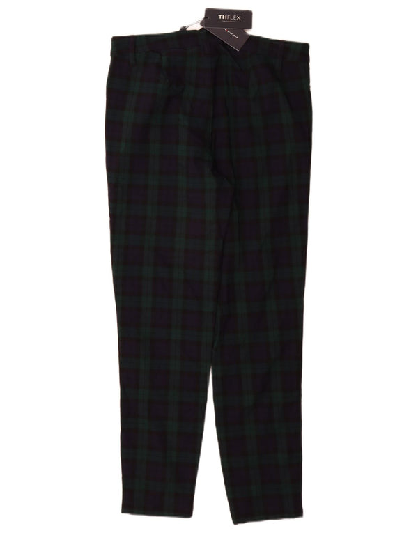 Tommy Hilfiger Pantalones Chinos para Mujer US 6 Medium W28 L28 Green Check
