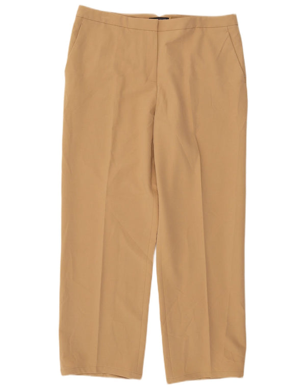 TOMMY HILFIGER Pantalones chinos rectos para mujer US 10 Large W34 L28 Beige