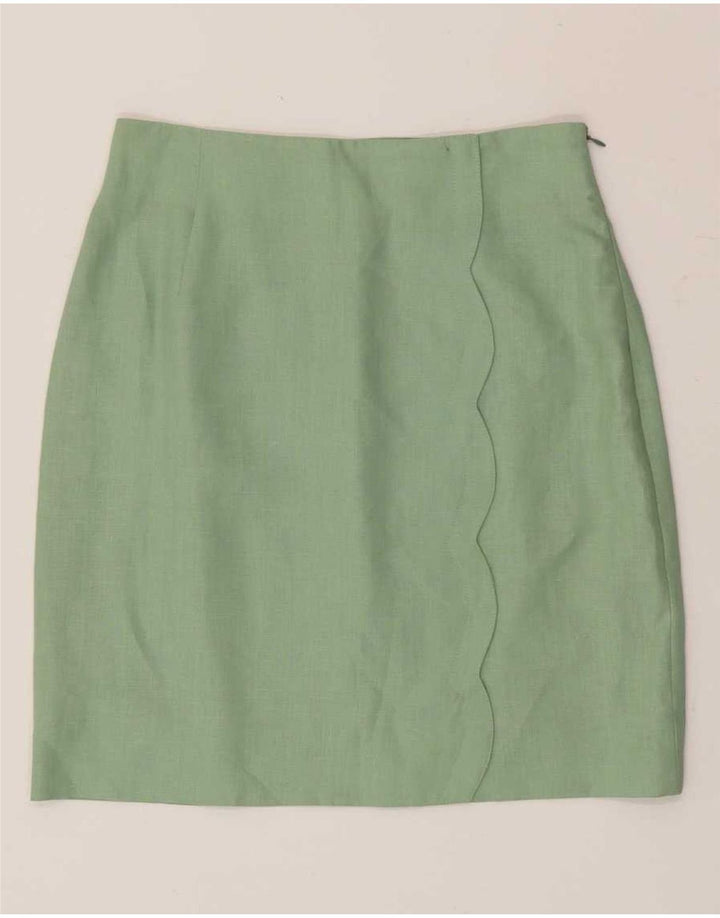 Cacharel Conjunto de falda de 2 piezas con doble botonadura para mujer IT 44 Medium W28 Verde
