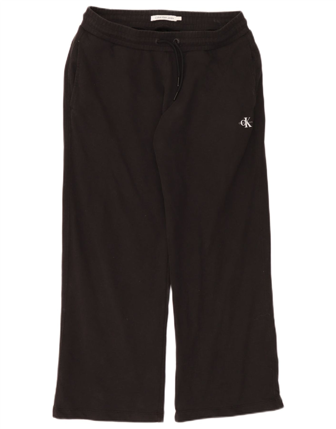 Calvin Klein - Pantalones de chándal para hombre, talla grande, algodón negro