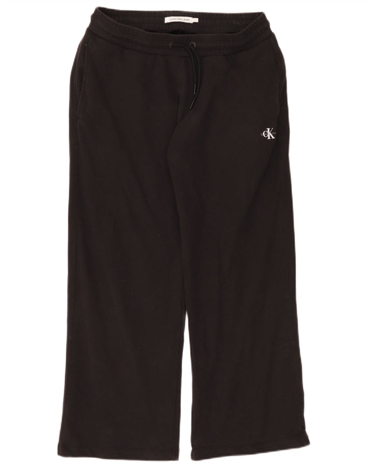 Calvin Klein - Pantalones de chándal para hombre, talla grande, algodón negro