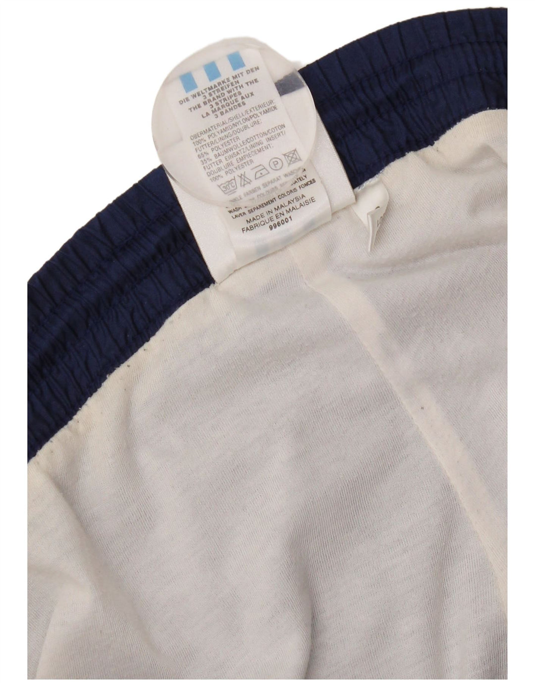 Adidas - Pantalones de chándal para hombre, talla 40, talla mediana, color azul marino, poliamida