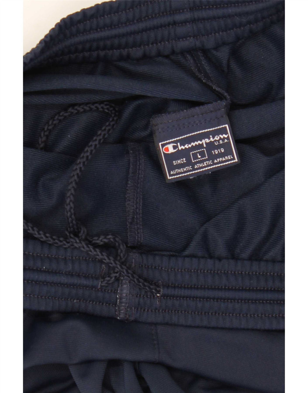 Champion Pantalón De Chándal Para Hombre Grande Azul Marino Poliéster