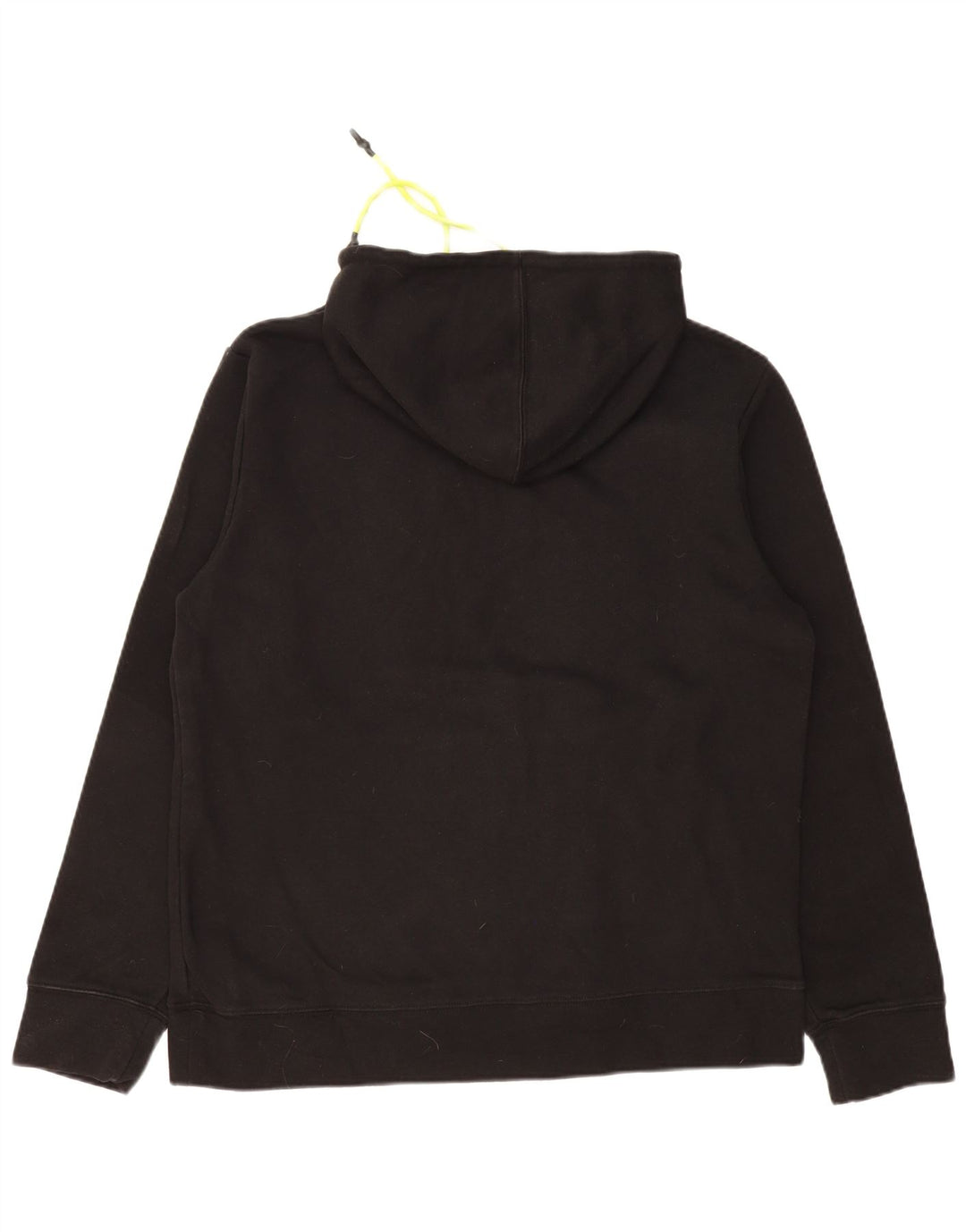 REEBOK Mens Hoodie Jumper Large Black Cotton