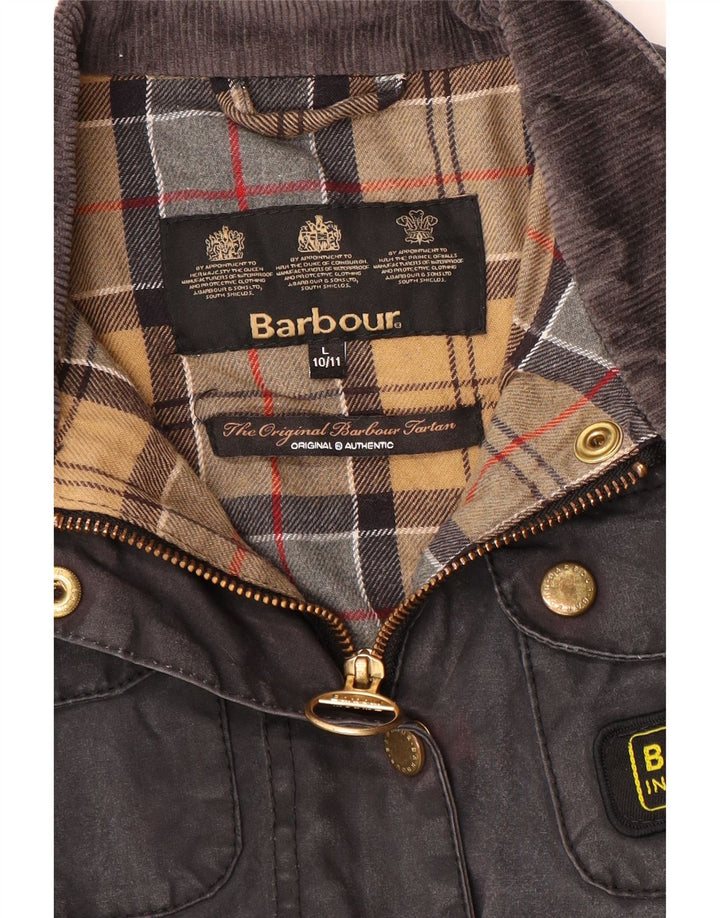 Barbour Chaqueta utilitaria para niñas 10-11 años Grande Negro