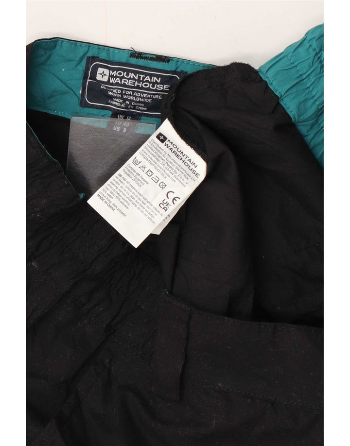 Pantalones cortos chinos para mujer Mountain Warehouse UK 12 Medium W32 Poliéster negro