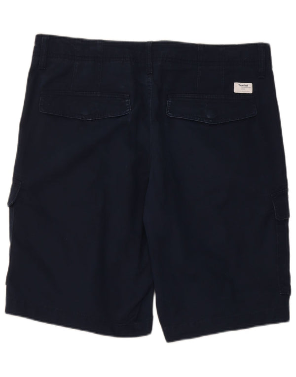 Timberland Pantalones cortos cargo para hombre W32 Algodón azul marino mediano
