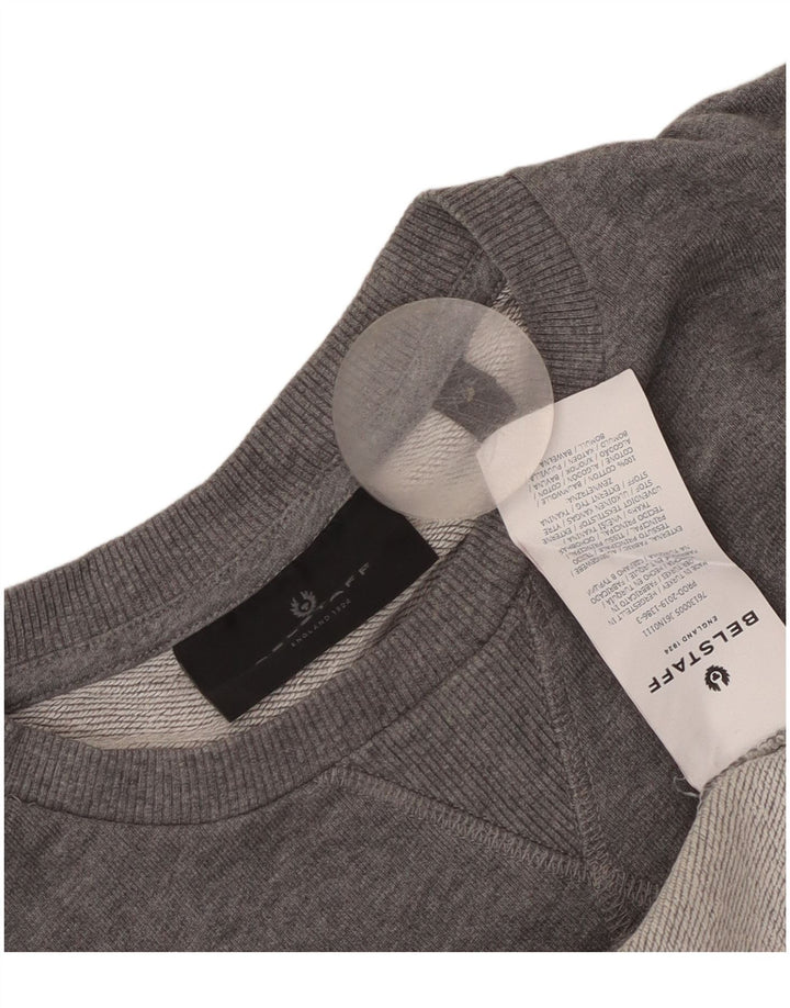Belstaff Sudadera para mujer Jumper UK 20 2XL Gris Algodón