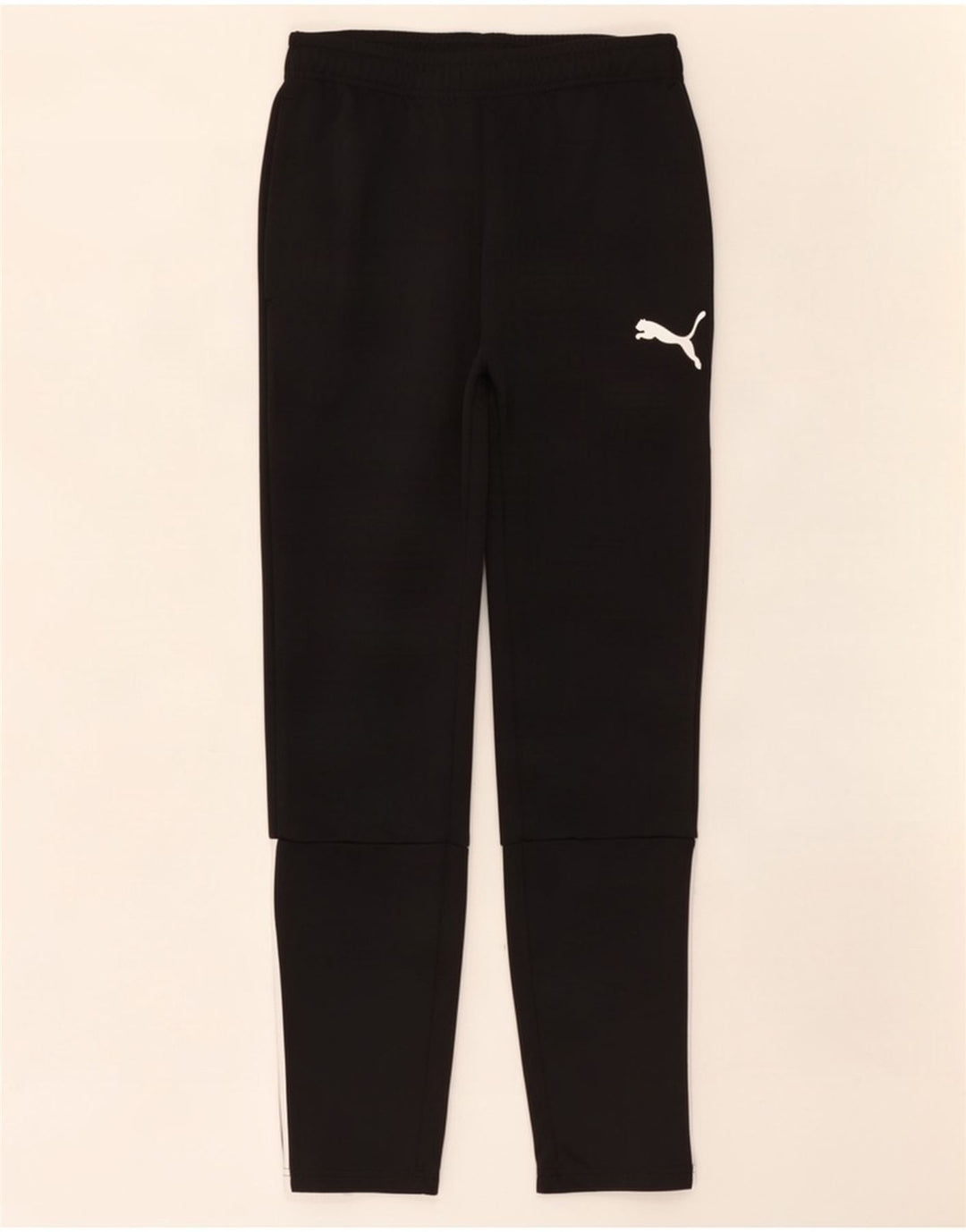 Pantalones De Chándal Puma Hombre Negro Mediano Poliéster Color Block