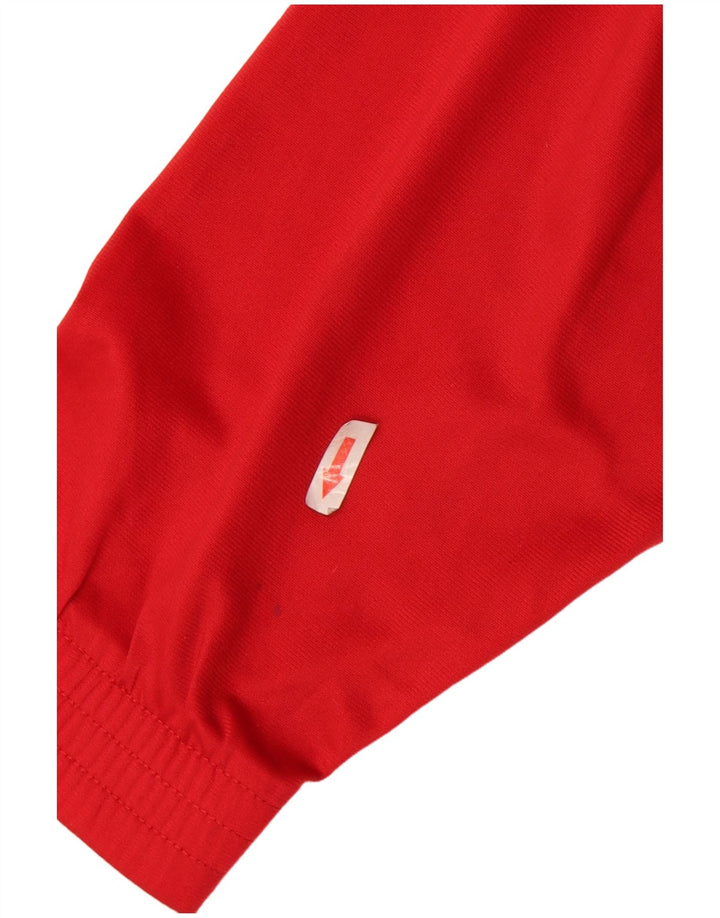 Lotto Mens Graphic Chándal Top Chaqueta UK 38/40 Medium Rojo Colorblock