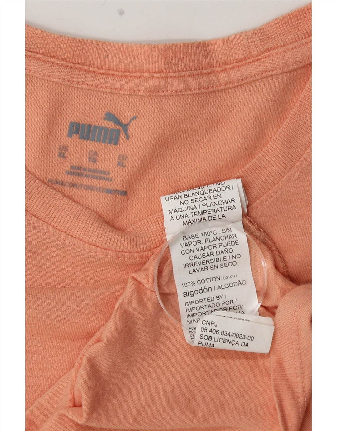 PUMA Camiseta gráfica para mujer Top UK 18 XL Algodón rosa