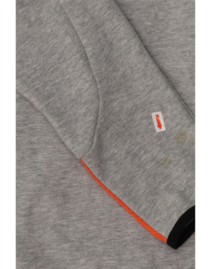 ELLESSE Sudadera gráfica para mujer Jumper UK 40 Grande Algodón moteado gris