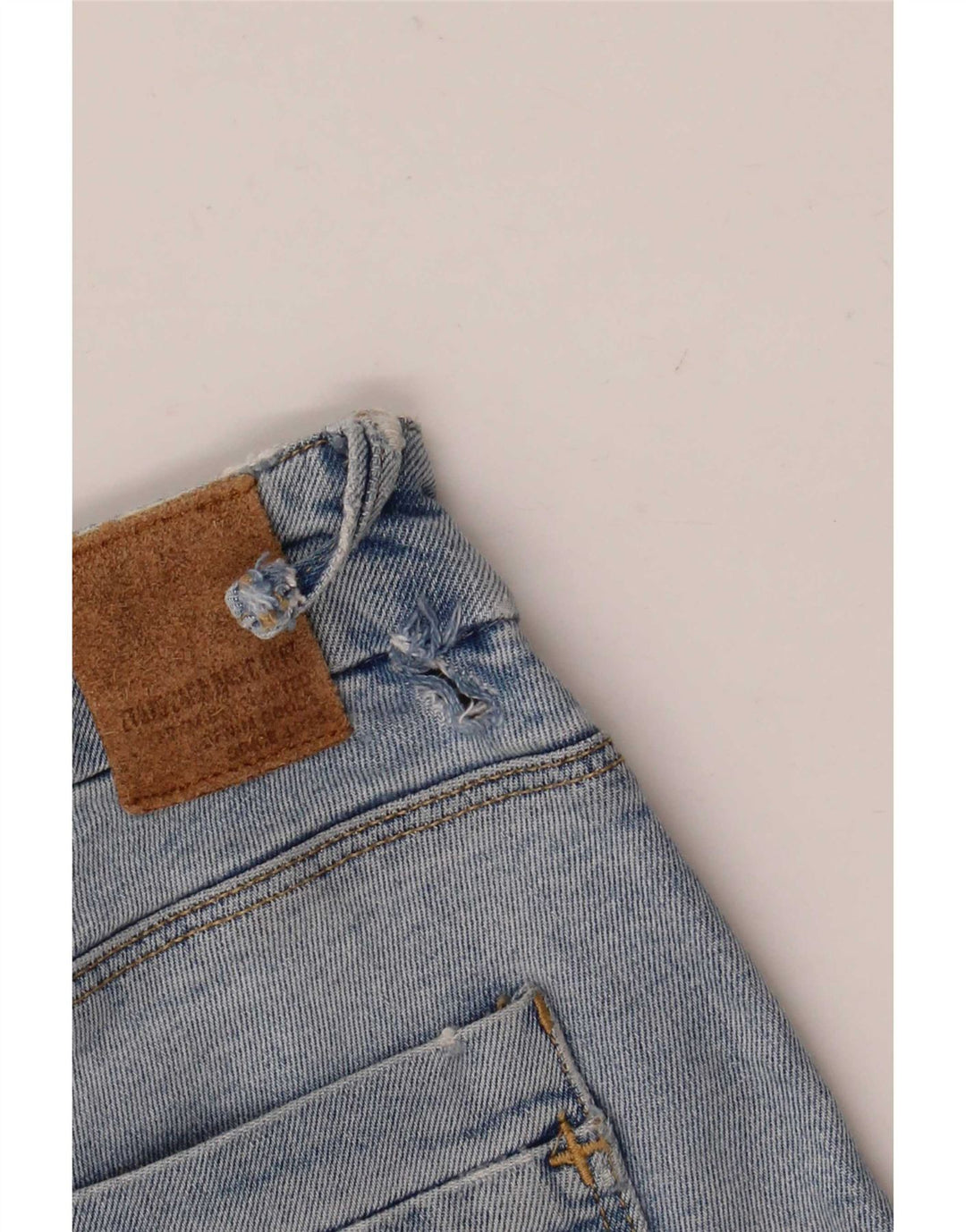 Zara Jeans Slim Desgastados para Mujer EU 38 Small W28 L28 Azul