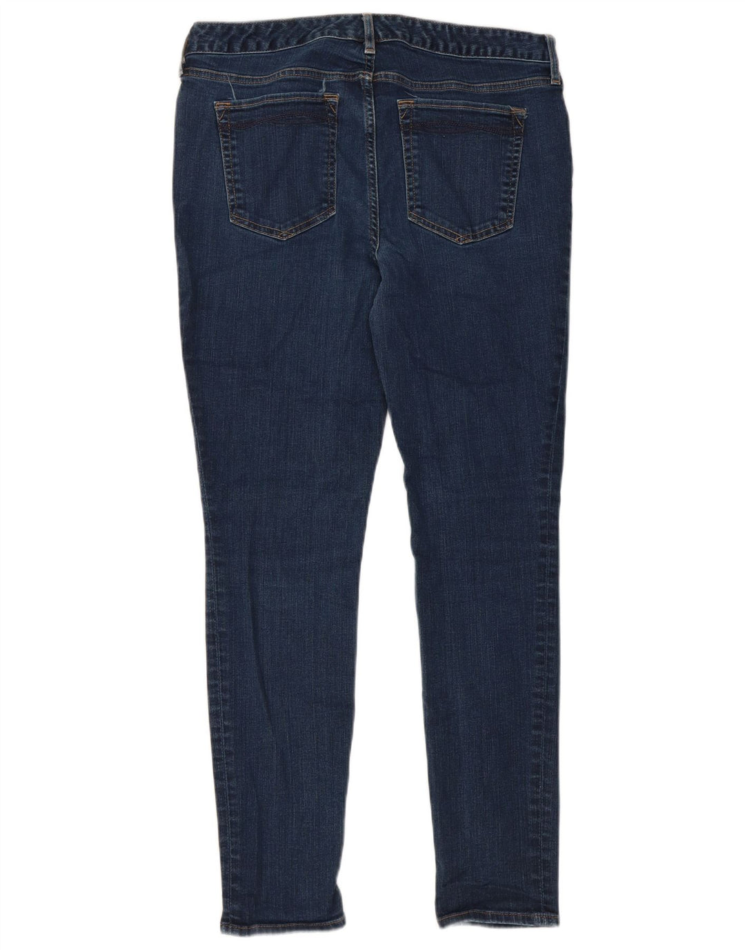 EDDIE BAUER Jeans ajustados ligeramente curvados para mujer US 12 Large W32 L28 Azul