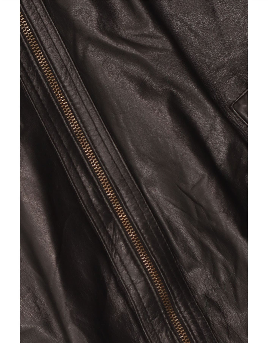 Gianfranco Gotelli Chaqueta Bomber de Cuero para Hombre UK 38 Cuero Negro Mediano