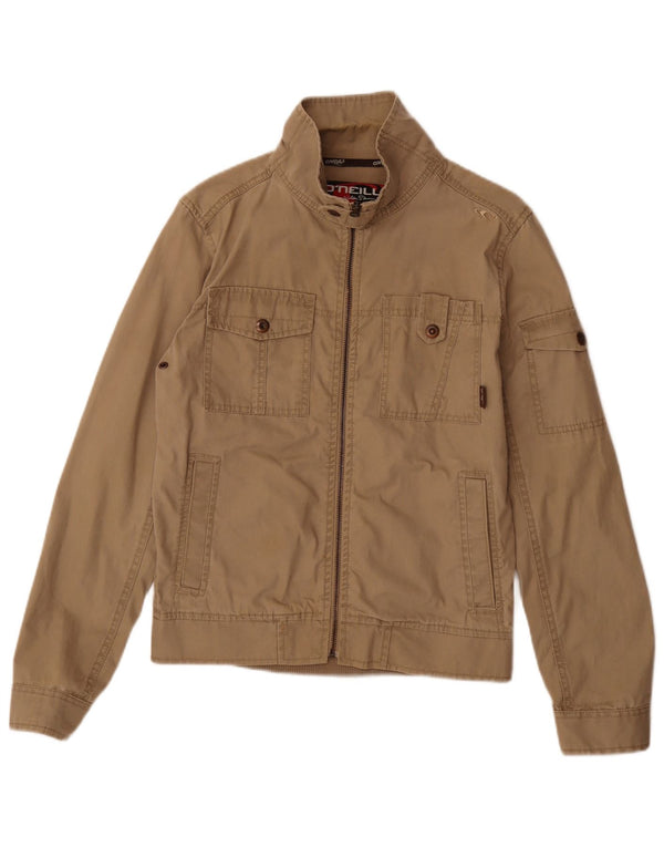 O'NEILL Chaqueta bomber para hombre UK 36 Small Beige Cotton