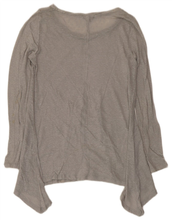 Phase Eight Top tipo túnica asimétrico para mujer UK 10 Small Grey