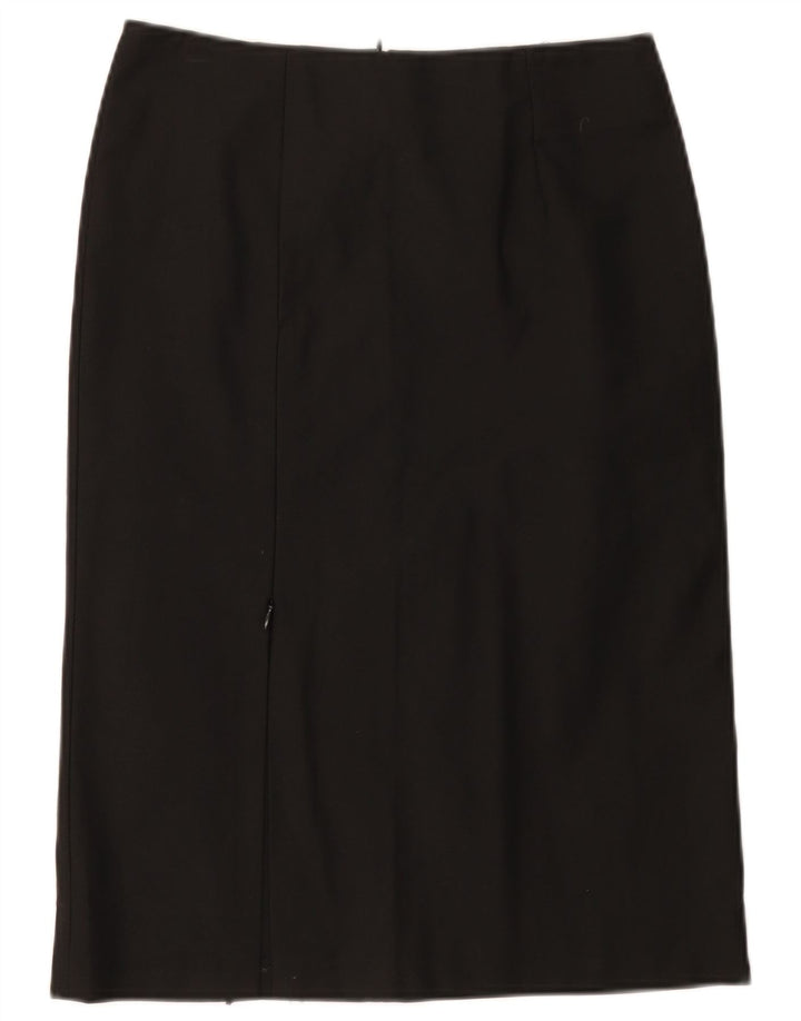 Falda recta para mujer Stavros IT 44 Medium W28 Poliéster negro