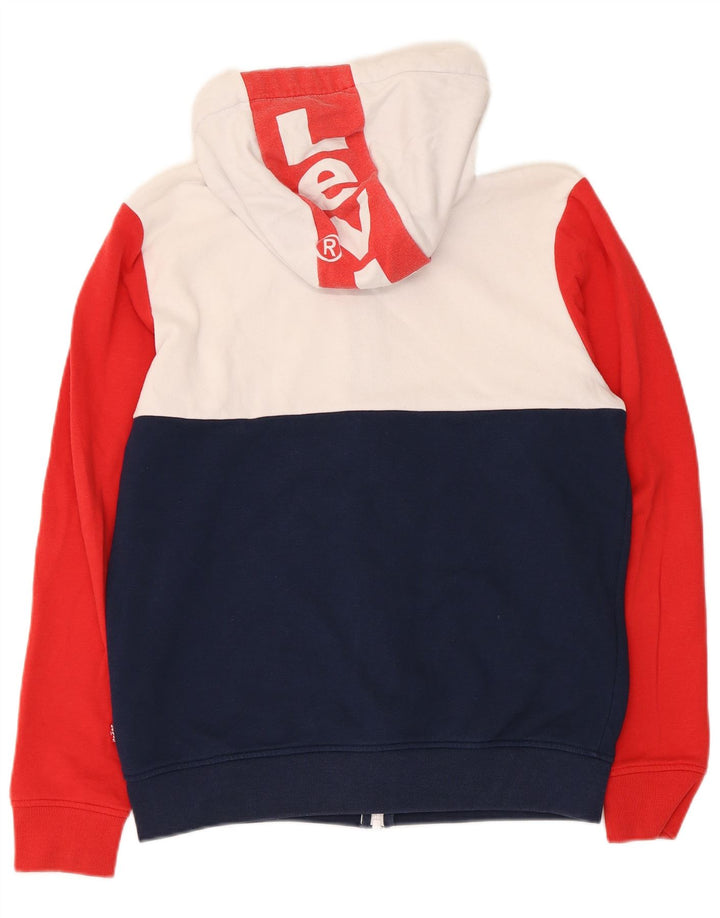 Levi's Sudadera con capucha y cremallera para niños 15-16 años, multicolor