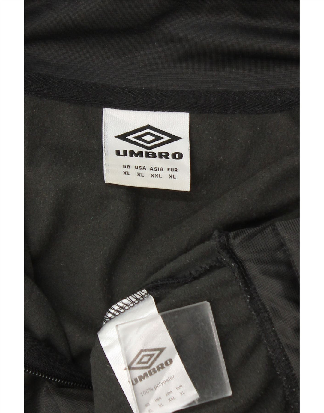 Umbro Hombre Gráfico Chándal Top Chaqueta XL Gris Colorblock Poliéster