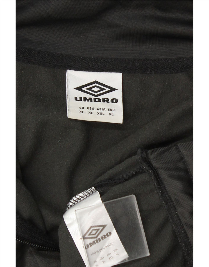 Umbro Hombre Gráfico Chándal Top Chaqueta XL Gris Colorblock Poliéster