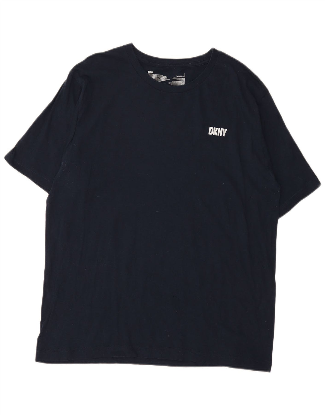 Dkny Camiseta Hombre Top Grande Azul Marino Algodón
