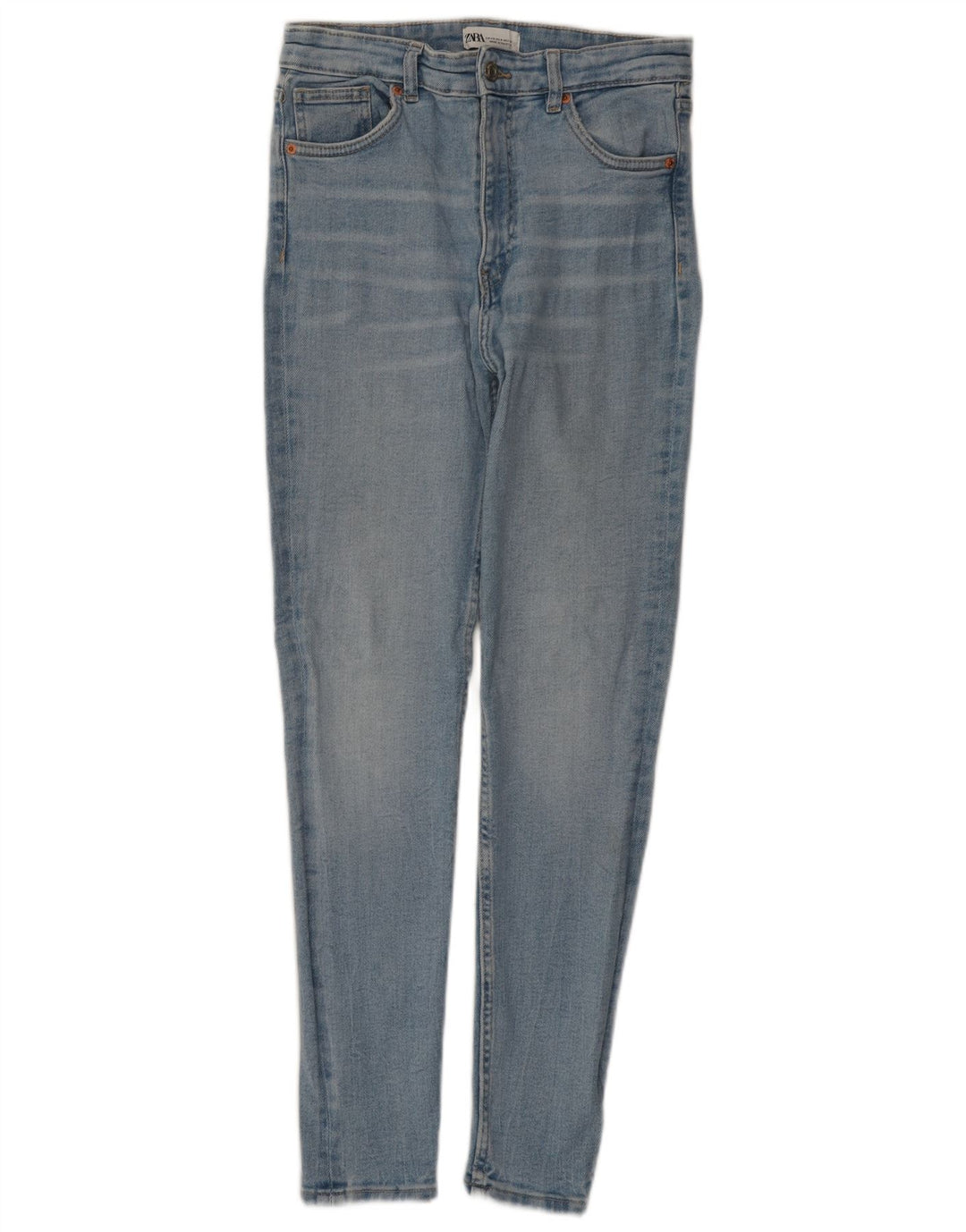 ZARA Mujer Vaqueros Skinny EU 40 Medium W30 L29 Azul