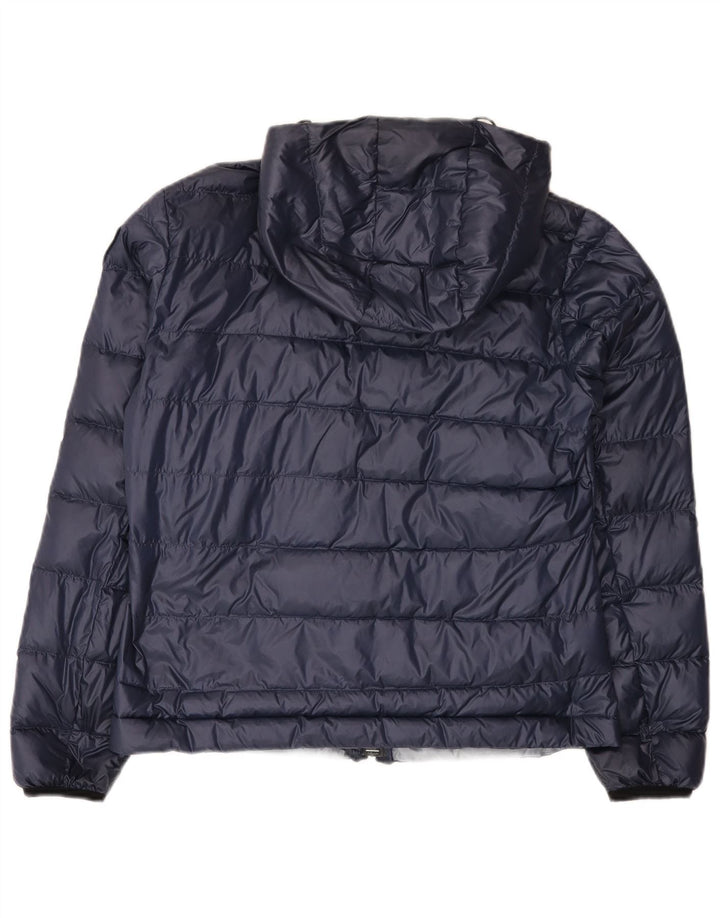 Blauer Chaqueta acolchada con capucha para mujer UK 46 Large Poliamida azul marino