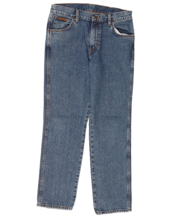 Wrangler Vaqueros Rectos Texas Para Hombre W32 L30 Algodón Azul