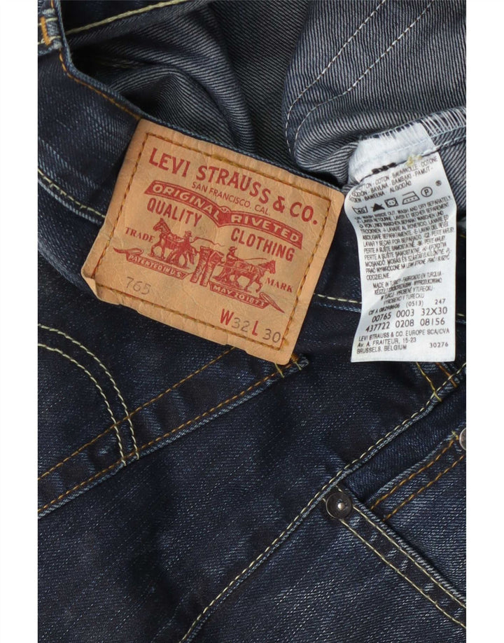 Levi's Vaqueros acampanados 765 para hombre W32 L30 Algodón azul marino