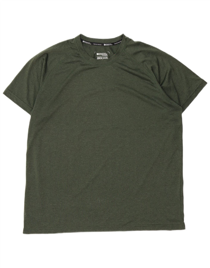 Mountain Warehouse Camiseta IsoCool para Hombre Top XL Verde