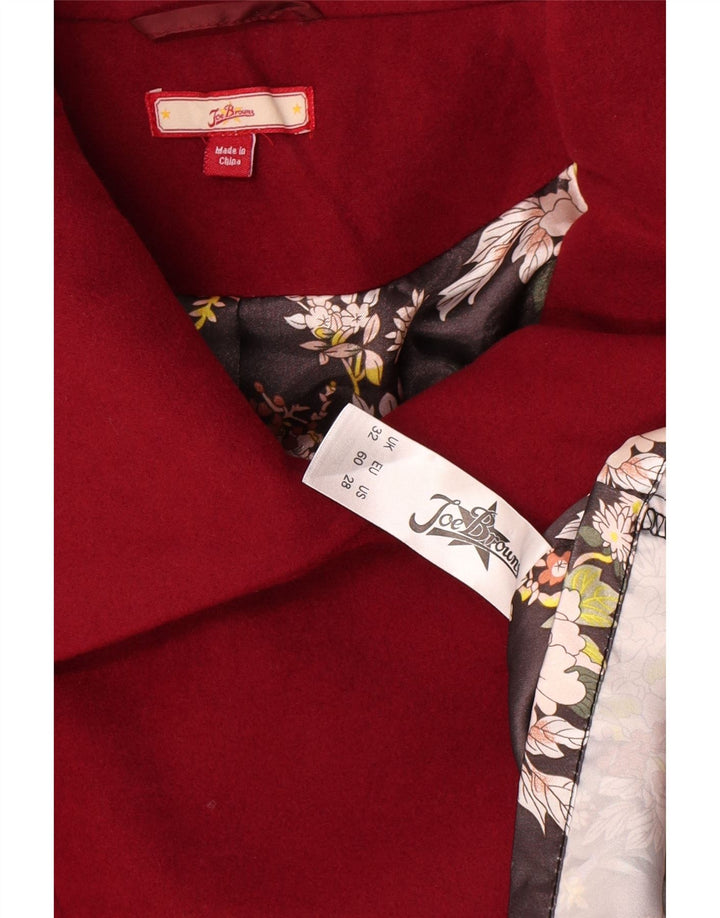 Joe Browns Abrigo extragrande para mujer UK 22 3XL Poliéster rojo