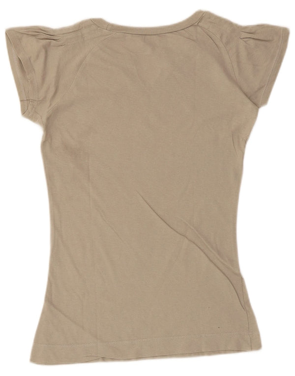 Hard Rock Cafe Camiseta gráfica para mujer Top UK 8 Small Grey Butterfly