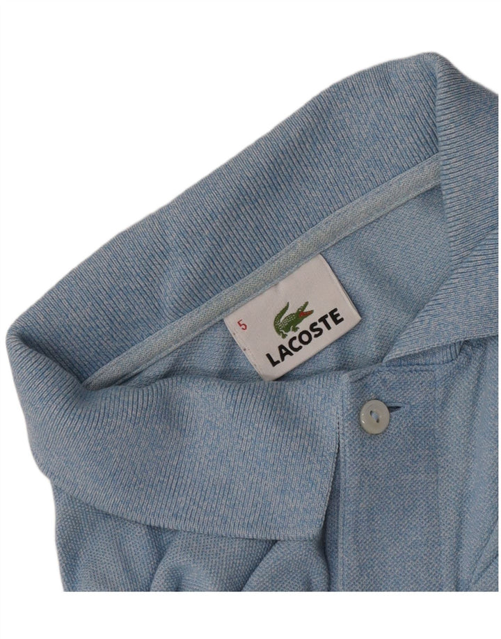 Polo Lacoste para hombre talla 5 grande azul