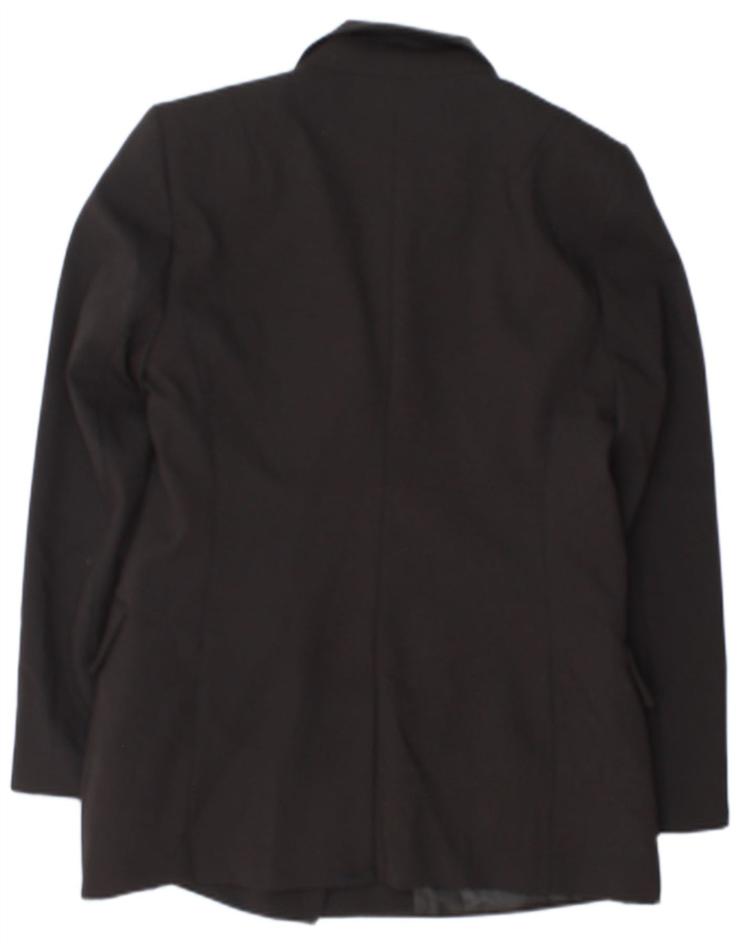 Zara Mujer Chaqueta Blazer De Doble Botonadura UK 40 XL Poliéster Negro