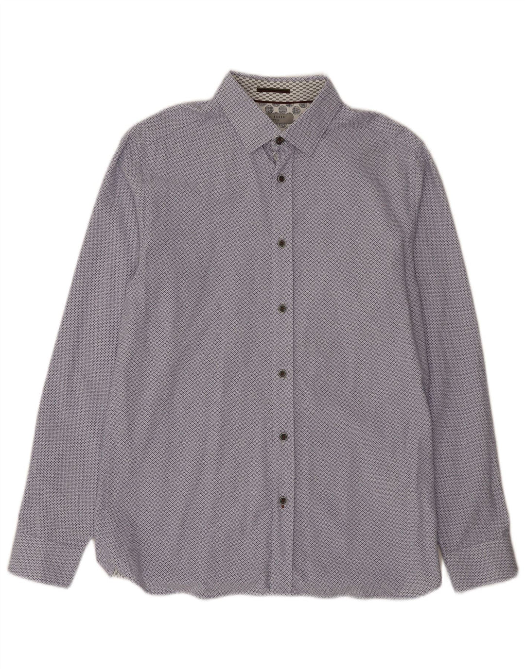 Ted Baker Camisa para hombre Talla 3 Modal floral azul mediano