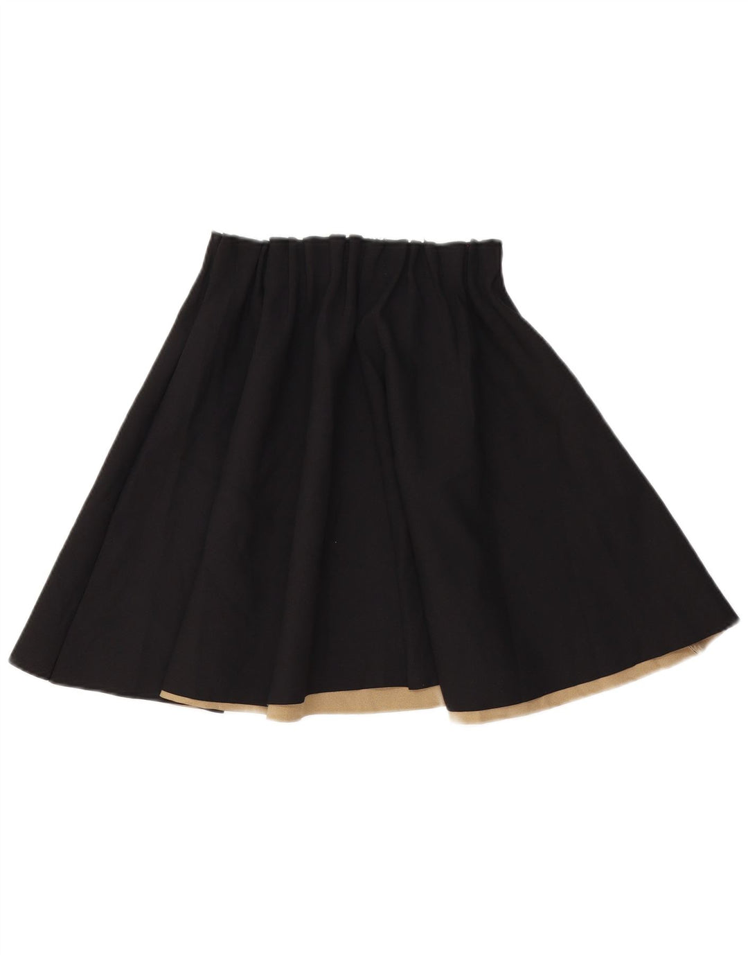 Zara Mujer Falda Acampanada Mediana W28 Negro