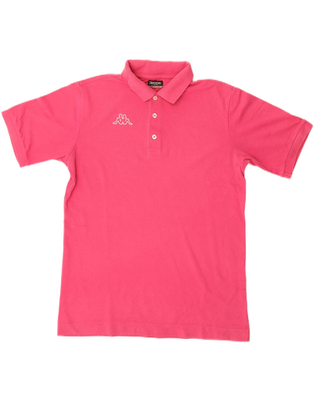 Kappa Polo Gráfico Hombre De Algodón Rosa Medio