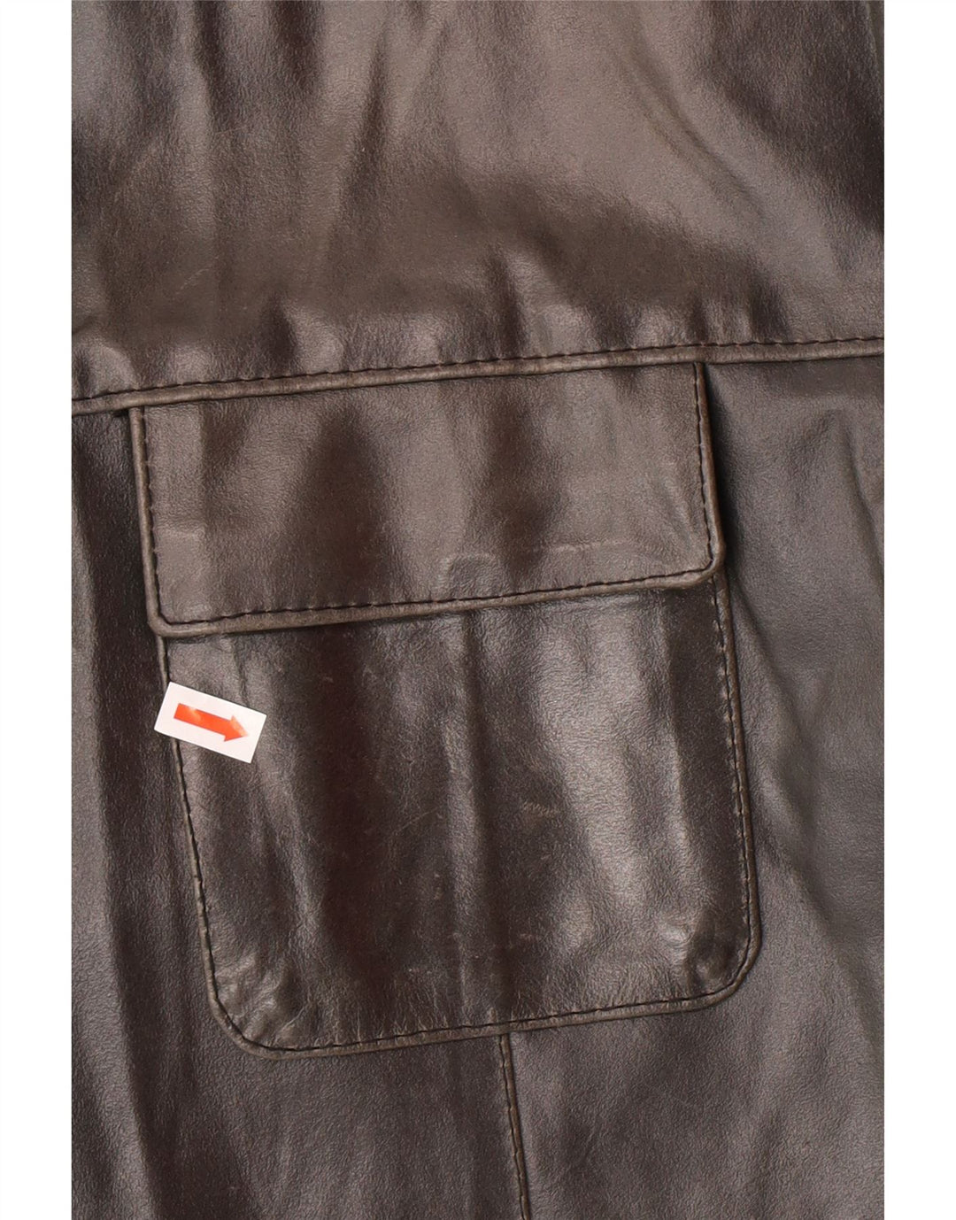 SORBINO Chaqueta de cuero para hombre ES 42 XL Gris