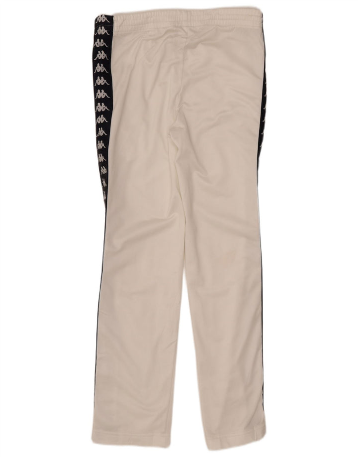 Kappa Hombre Pantalones De Chándal Gráficos Small Blanco Colorblock Poliéster